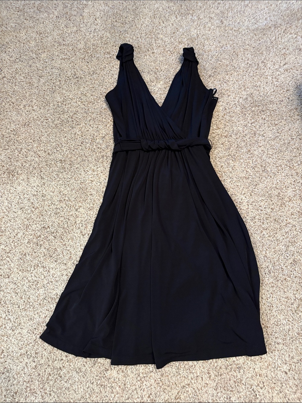 Calvin Klein Black V-Neck dress